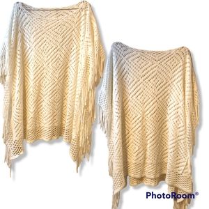 NWT | Crochet Poncho